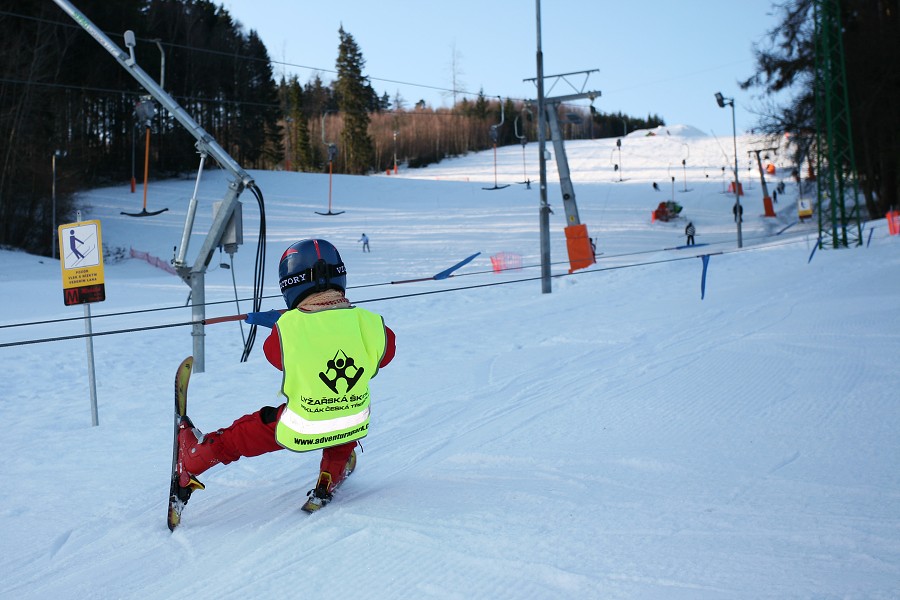 Lyžařská škola leden 2011