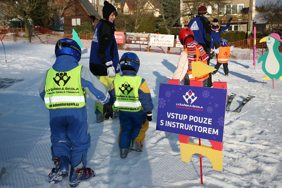 Lyžařská škola leden 2011