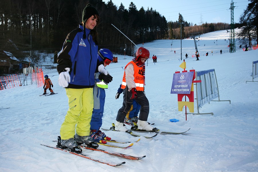 Lyžařská škola leden 2011