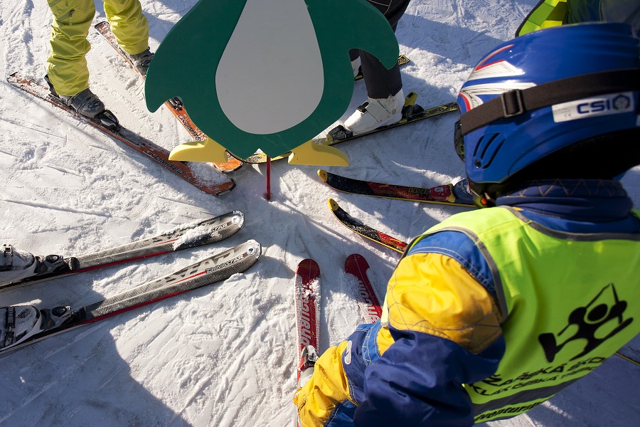 Lyžařská škola leden 2011