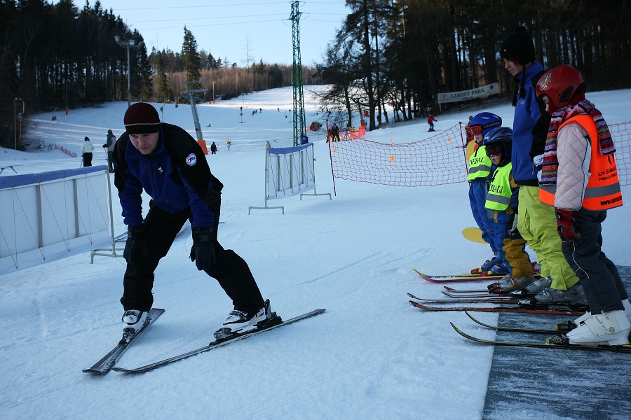 Lyžařská škola leden 2011