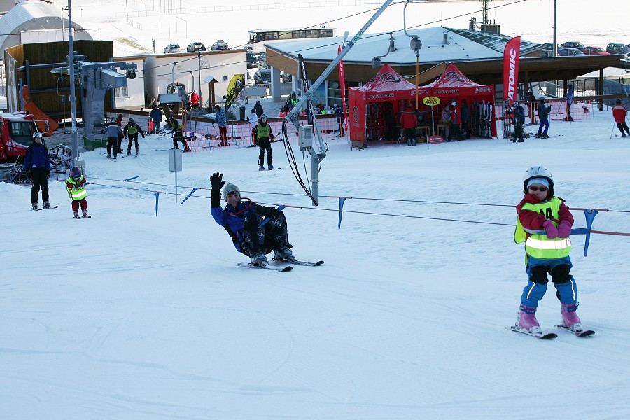 Lyžařská škola leden 2011